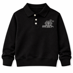 Home Sweet Home Long Sleeve Polo Sweatshirt