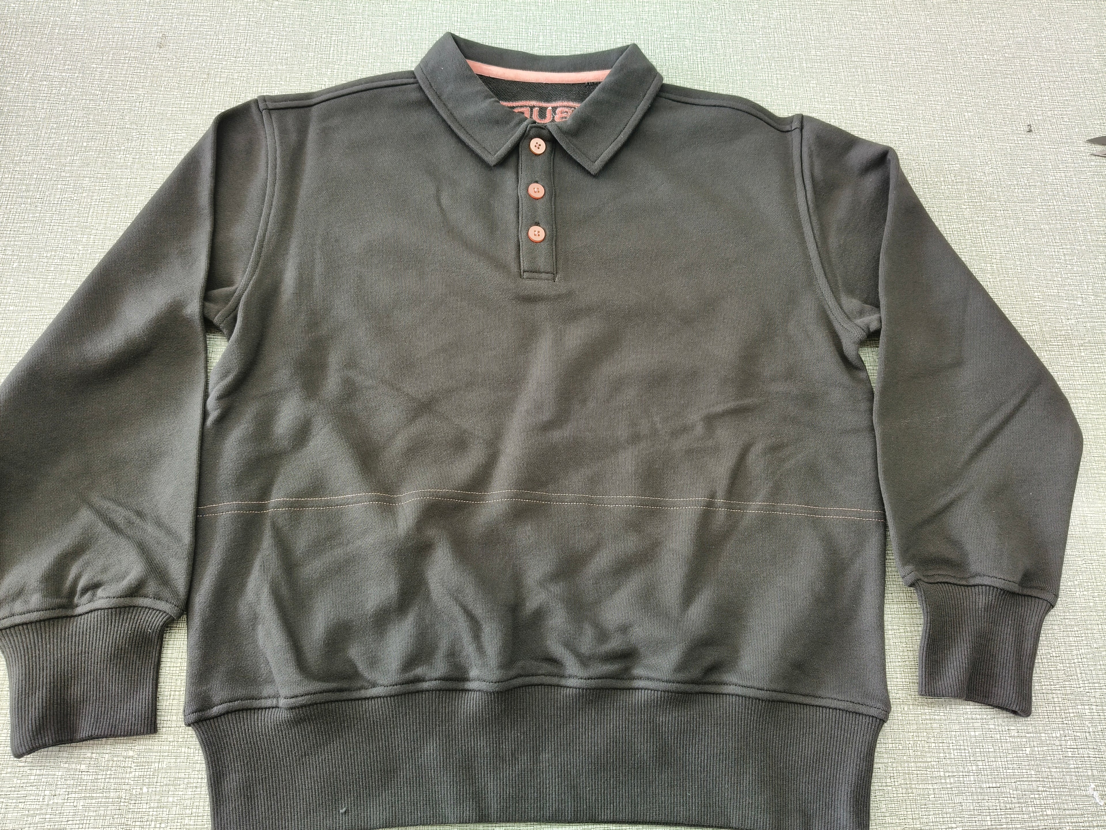 The Urban Ease Ribbed Polo Pullover