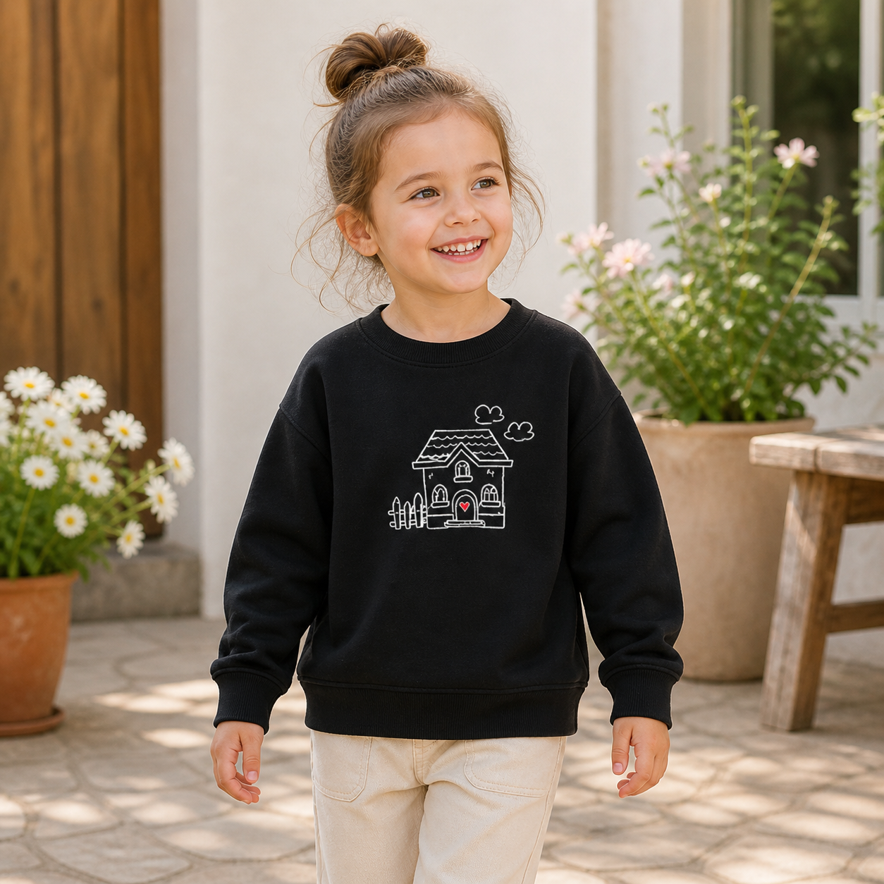 Heart of the Home Graphic Crewneck Sweatshirt