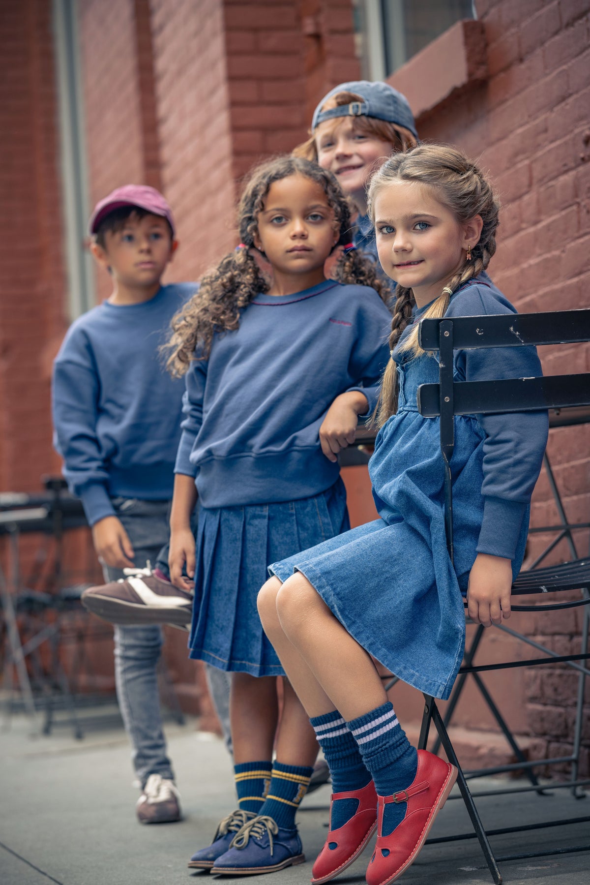 Little Boy Blue Girls Sweatshirt